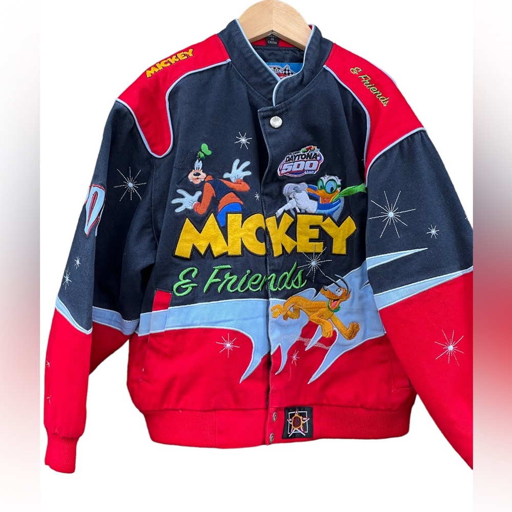 JH Design Disney Daytona 500 Jacket Mickey Racing Jeff Hamilton 2006 For kids